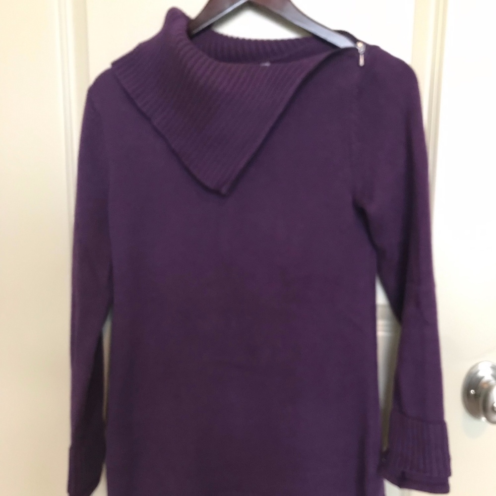 Purple Athlete cotton sweater